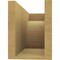 Ekena Millwork 6in. W x 8in. H x 16in. L Pescadero Woodgrain TimberThane Rafter Tail, Primed Tan RFTUR06X08X16PECRCPR - alternate 2